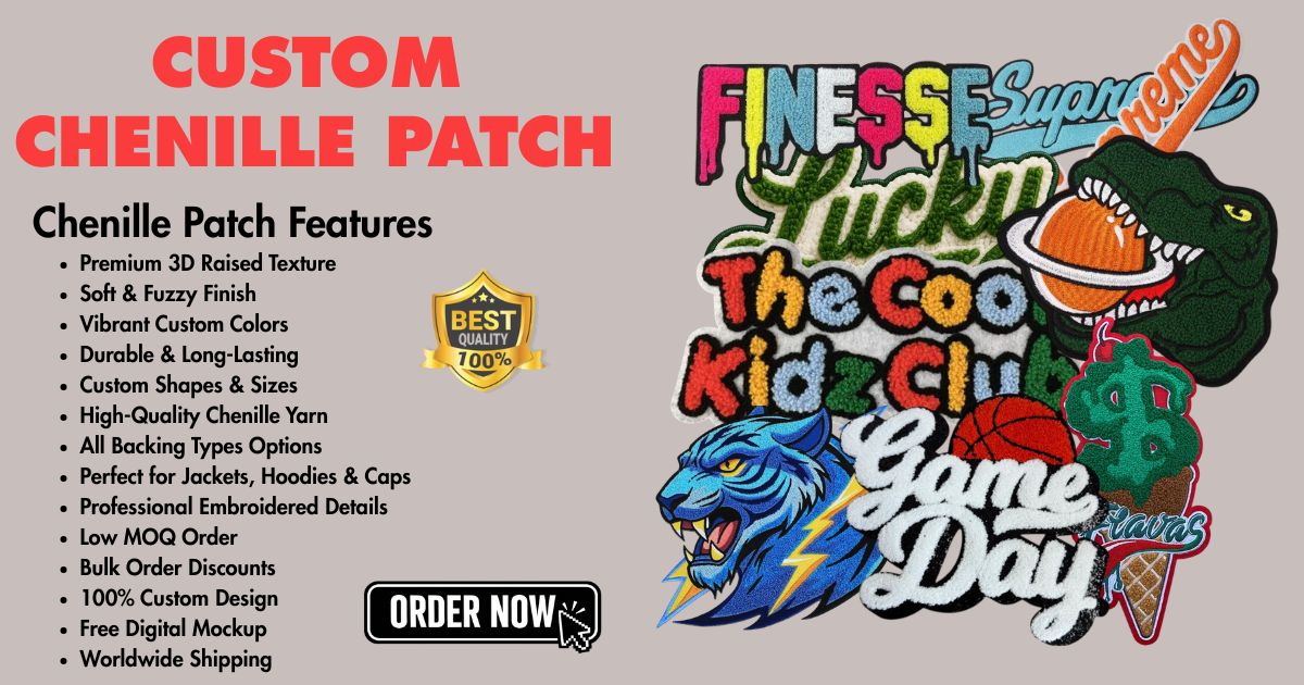 custom chenille patch in pakistan