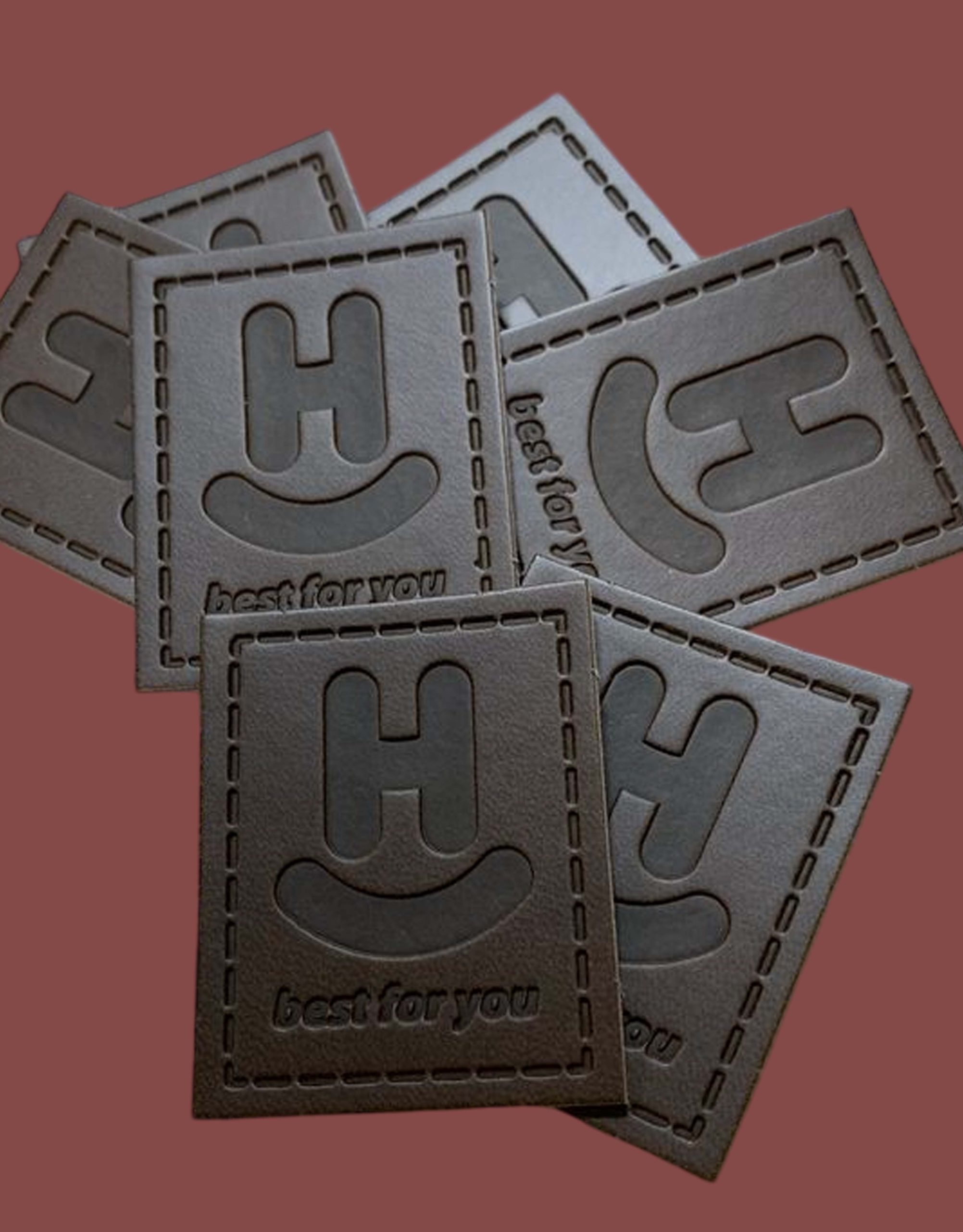 custom leather patch for jeans