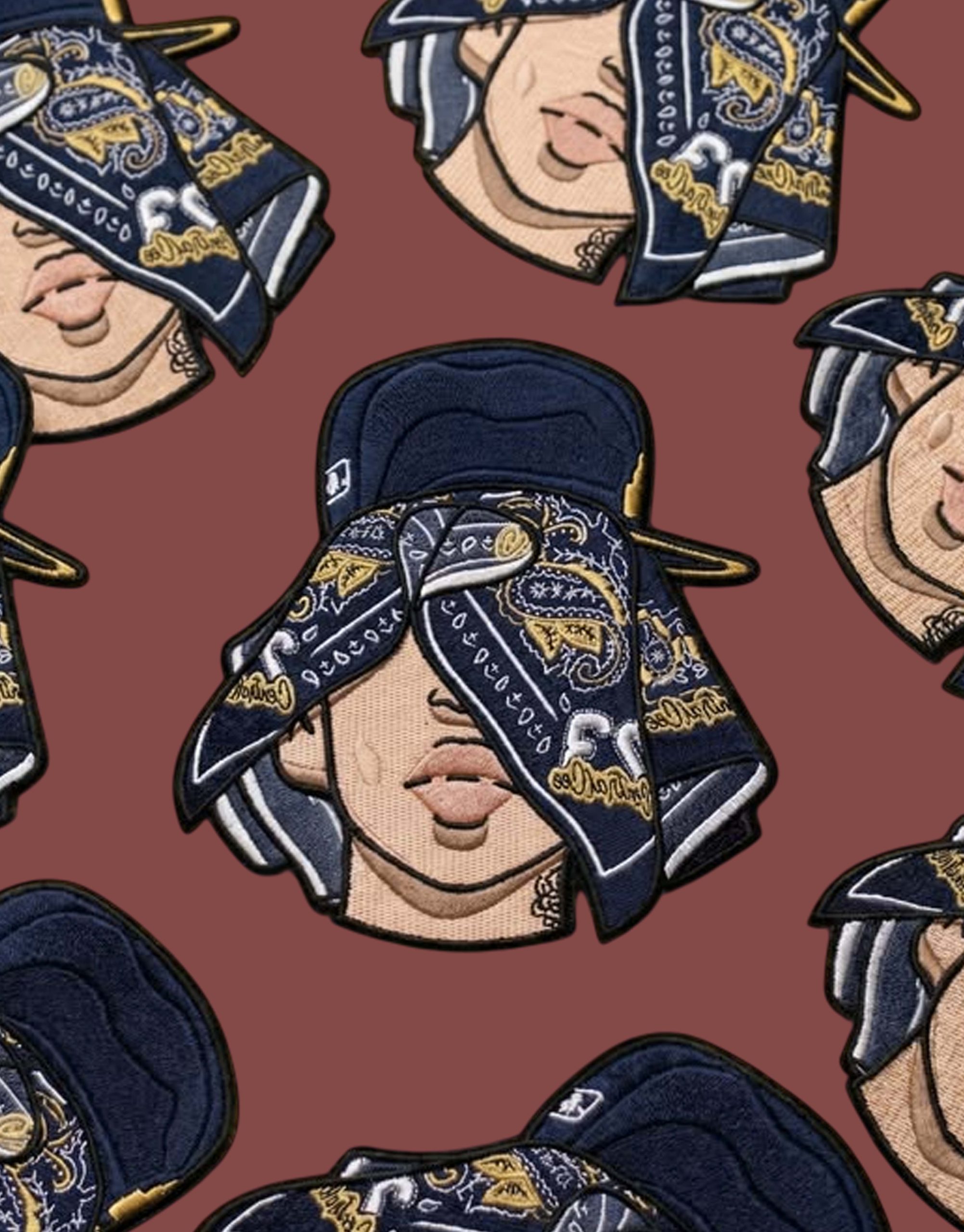 Embroidered patches for clothing and garments