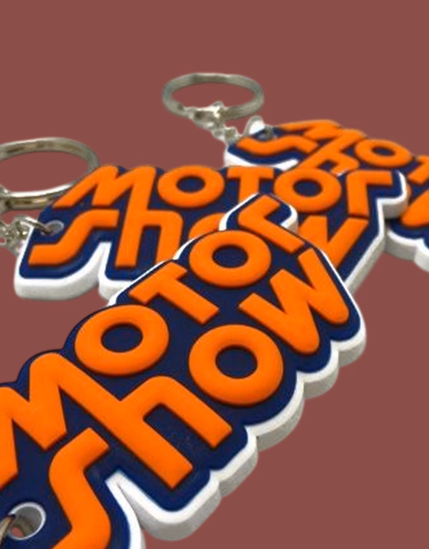 3D PVC Rubber Keychains