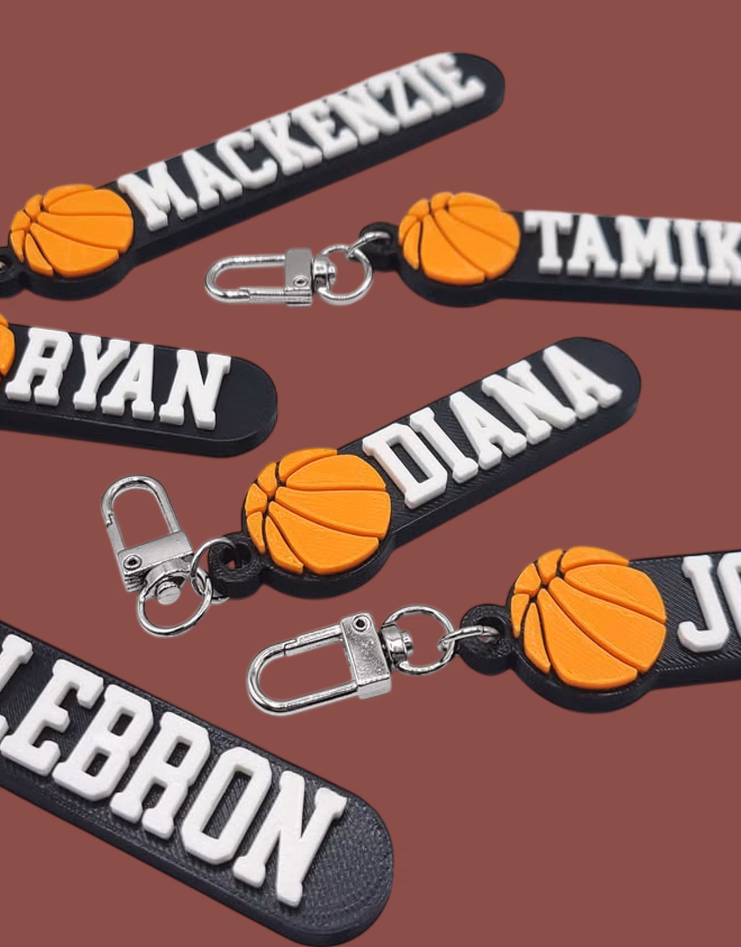 Baseball PVC keychains