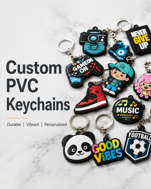 PVC Rubber Keychains Supplier