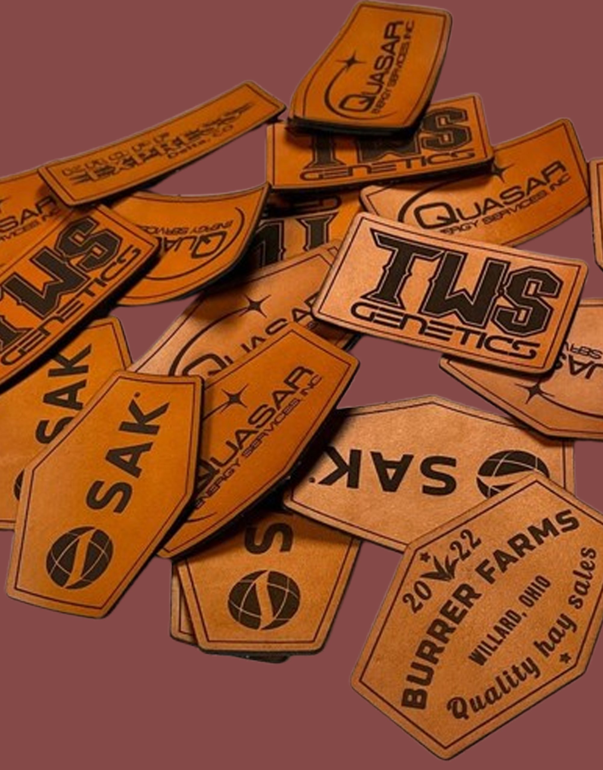 custom leather patch for every occasion in USA, Europe countries